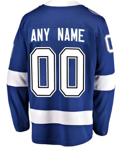 Tampa Bay Lightning Custom Home 2022 Stanley Cup Playoffs Breakaway Men Jersey - Blue - Robokeg