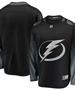 Tampa Bay Lightning Fanatics Branded Alternate Breakaway Jersey - Black Nhl - Robokeg