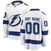 Tampa Bay Lightning Fanatics Branded Away Breakaway Custom Jersey White Custom Jerseys Nhl - Robokeg
