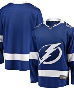 Tampa Bay Lightning Fanatics Branded Breakaway Home Jersey Blue Nhl - Robokeg