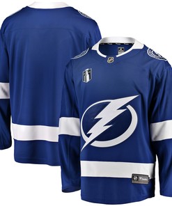 Tampa Bay Lightning Fanatics Branded Home 2022 Stanley Cup Final Breakaway Jersey - Blue Nhl - Robokeg