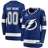 Tampa Bay Lightning Fanatics Branded Womens 2021 Stanley Cup Champions Home Breakaway Custom Jersey - Blue Custom Jerseys Nhl - Robokeg