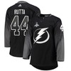 Tampa Bay Lightning Jan Rutta 44 Alternate 2022 Stanley Cup Champions Breakaway Men Jersey - Black - Robokeg