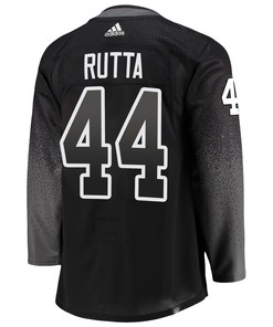 Tampa Bay Lightning Jan Rutta 44 Alternate 2022 Stanley Cup Playoffs Breakaway Men Jersey - Black - Robokeg