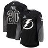 Tampa Bay Lightning Nick Paul 20 Alternate 2022 Stanley Cup Champions Breakaway Men Jersey - Black - Robokeg