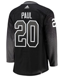 Tampa Bay Lightning Nick Paul 20 Alternate 2022 Stanley Cup Champions Breakaway Men Jersey - Black - Robokeg