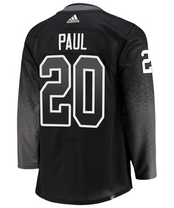 Tampa Bay Lightning Nick Paul 20 Alternate 2022 Stanley Cup Playoffs Breakaway Men Jersey - Black - Robokeg