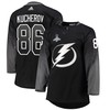 Tampa Bay Lightning Nikita Kucherov 86 Alternate 2022 Stanley Cup Champions Breakaway Men Jersey - Black - Robokeg