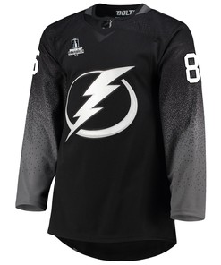 Tampa Bay Lightning Nikita Kucherov 86 Alternate 2022 Stanley Cup Playoffs Breakaway Men Jersey - Black - Robokeg
