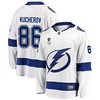 Tampa Bay Lightning Nikita Kucherov 86 Away 2022 Stanley Cup Final Breakaway Men Jersey - White - Robokeg