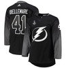Tampa Bay Lightning Pierre-Edouard Bellemare 41 alternate 2022 Stanley Cup Final Breakaway Men Jersey - black - Robokeg