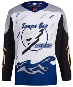 Tampa Bay Lightning Reverse Retro 2.0 Jersey - White - Robokeg