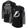 Tampa Bay Lightning Ross Colton 79 Alternate 2022 Stanley Cup Playoffs Breakaway Men Jersey - Black - Robokeg