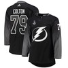 Tampa Bay Lightning Ross Colton 79 alternate 2022 Stanley Cup Final Breakaway Men Jersey - black - Robokeg
