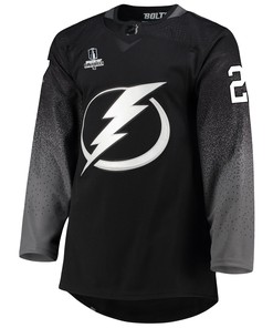 Tampa Bay Lightning Ryan McDonagh 27 Alternate 2022 Stanley Cup Playoffs Breakaway Men Jersey - Black - Robokeg