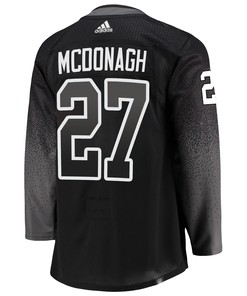 Tampa Bay Lightning Ryan McDonagh 27 Alternate 2022 Stanley Cup Playoffs Breakaway Men Jersey - Black - Robokeg