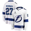 Tampa Bay Lightning Ryan McDonagh 27 Away 2022 Stanley Cup Champions Breakaway Men Jersey - White - Robokeg