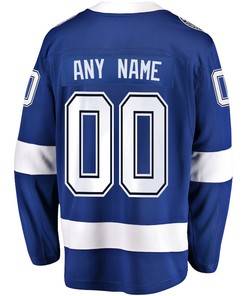 Tampa Bay Lightning Stanley Cup 2023 Playoffs Patch Home Breakaway Custom Men Jersey - Blue - Robokeg