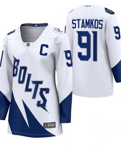 Tampa Bay Lightning Steven Stamkos 2022 Stadium Series Women White Jersey Jersey - Robokeg