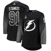 Tampa Bay Lightning Steven Stamkos 91 alternate 2022 Stanley Cup Final Breakaway Men Jersey - black - Robokeg