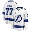 Tampa Bay Lightning Victor Hedman 77 Away 2022 Stanley Cup Final Breakaway Men Jersey - White - Robokeg