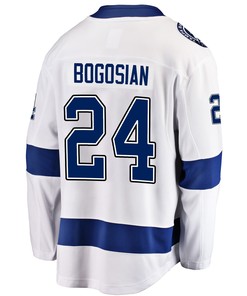 Tampa Bay Lightning Zach Bogosian 24 Away 2022 Stanley Cup Final Breakaway Men Jersey - White - Robokeg