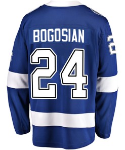Tampa Bay Lightning Zach Bogosian 24 Home 2022 Stanley Cup Final Breakaway Men Jersey - Blue - Robokeg