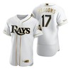Tampa Bay Rays #17 Austin Meadows Mlb Golden Brandedition White Jersey Gift For Rays Fans - Robokeg