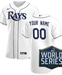 Tampa Bay Rays 2020 Mlb Custom Personalized White Jersey - Robokeg