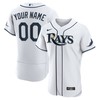 Tampa Bay Rays Home Authentic Custom Jersey - White Custom Jerseys Mlb - Robokeg