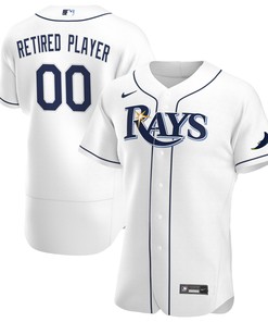 Tampa Bay Rays Home Pick-a-player Retired Roster Authentic Jersey - White Custom Jerseys Mlb - Robokeg