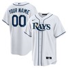 Tampa Bay Rays Home Replica Custom Jersey - White Custom Jerseys Mlb - Robokeg