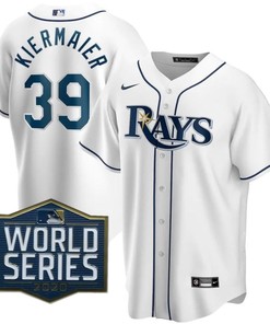 Tampa Bay Rays Kenvin Kiermaier #39 2020 Mlb White Jersey - Robokeg