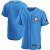 Tampa Bay Rays Spring Training Authentic Team Jersey - Light Blue Mlb - Robokeg