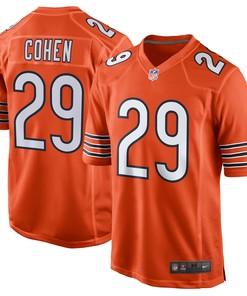 Tarik Cohen Chicago Bears Alternate Game Jersey - Orange Nfl - Robokeg