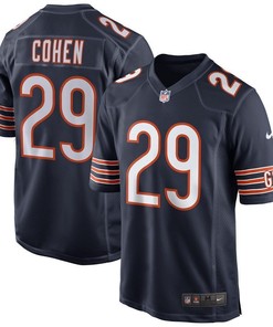 Tarik Cohen Chicago Bears Nfl Draft Game Jersey Navy 2019 - Robokeg