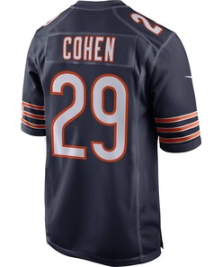 Tarik Cohen Chicago Bears Nfl Draft Game Jersey - Navy - Robokeg