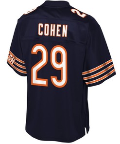 Tarik Cohen Chicago Bears Nfl Pro Line Youth Player Jersey - Navy - Robokeg