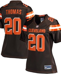 Tavierre Thomas Cleveland Browns Nfl Pro Line Womens Primary Player Jersey - Brown - Robokeg