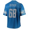 Taylor Decker Detroit Lions Nfl Pro Line Team Color Player Jersey - Blue - Robokeg