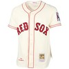 Ted Williams Boston Red Sox Mitchell Ness Mlb Jersey - Cream - Robokeg