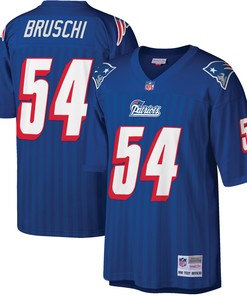 Tedy Bruschi New England Patriots Mitchell & Ness Big & Tall 1996 Retired Player Replica Jersey - Royal Nfl - Robokeg