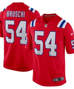 Tedy Bruschi New England Patriots Retired Player Alternate Game Jersey - Red Nfl - Robokeg