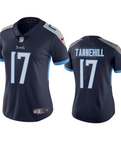 Tennessee Titans #17 Ryan Tannehill Navy Vapor Untouchable Limited Jersey - Womens - Robokeg