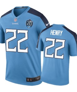 Tennessee Titans #22 Derrick Henry Nike Color Rush Light Blue Jersey - Robokeg