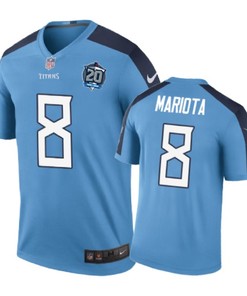Tennessee Titans #8 Marcus Mariota Nike Color Rush Light Blue Jersey - Robokeg