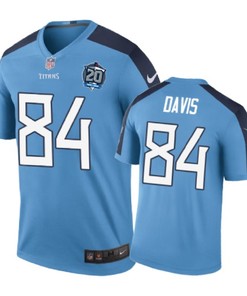 Tennessee Titans #84 Corey Davis Nike Color Rush Light Blue Jersey - Robokeg