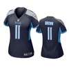 Tennessee Titans A.j. Brown 2019 Nfl Draft Navy Game Womens Jersey - Robokeg