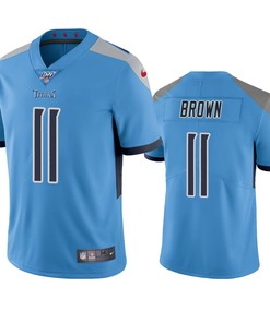 Tennessee Titans A.j. Brown Light Blue 100th Season Vapor Limited Jersey - Robokeg
