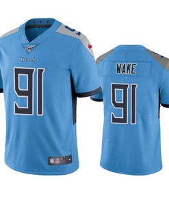 Tennessee Titans Cameron Wake Light Blue 100th Season Vapor Limited Jersey - Robokeg
